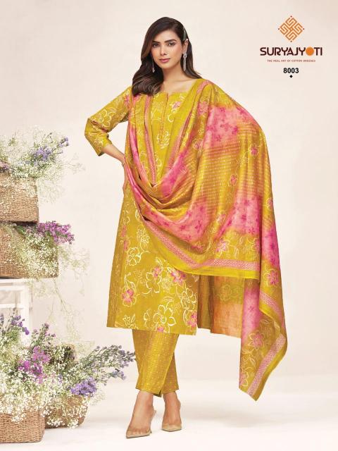 Suryajyoti poshak vol-8 cotton kurtis wholesale market in ahmedabad